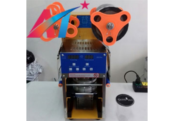 Máy dán miệng ly bán tự động SY-F07