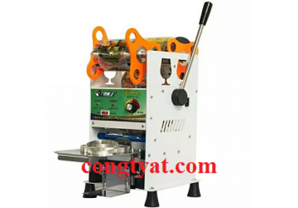 Máy dán nắp ly trà sữa eton ET D1